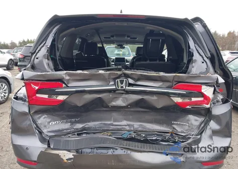 2021 Honda Odyssey Touring from USA, damaged, VIN 5FNRL6H8XMB033980